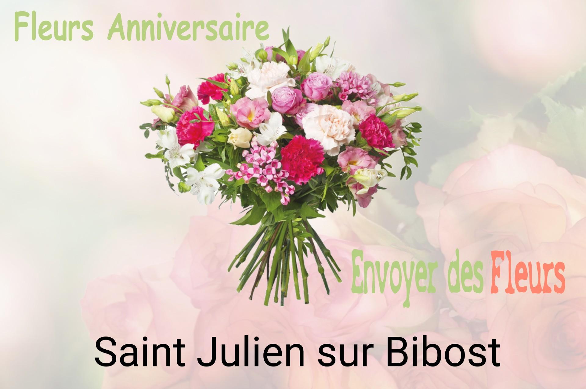 Bouquet de fleurs d’anniversaire livré à Saint-Julien-sur-Bibost